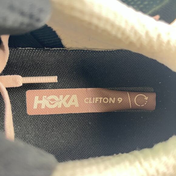 Hoka One One Clifton 9 Black Pink Running Shoes 1127896 ONQ Women’s Size 8.5B - Picture 9 of 11